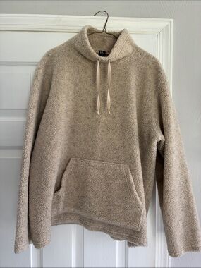 GAP Sherpa Turtleneck Pullover - Light Beige woman’s